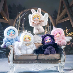 本物の DUMIA スノーマークズぬいぐるみビニールブラインドボックス森の家族トレンディなかわいい女の子ギフト人形