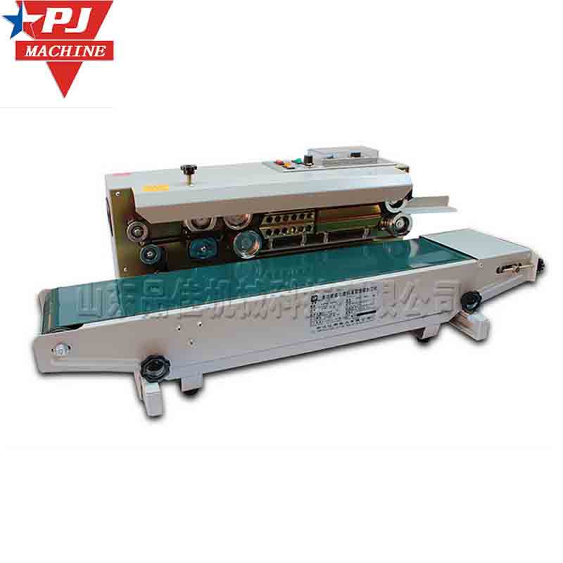 食品厂薄膜封口机器 连续式塑料恒温压口机 小型复合袋封边器械