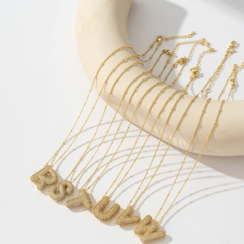 Retro trend universal elegant necklace with letters