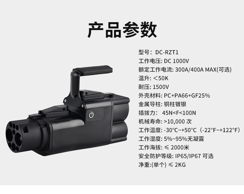Factory cross-border customization of DC adapter for converting DC Japan-standard to Tesla-standard for new energy vehicles CHA-NACS charging stations