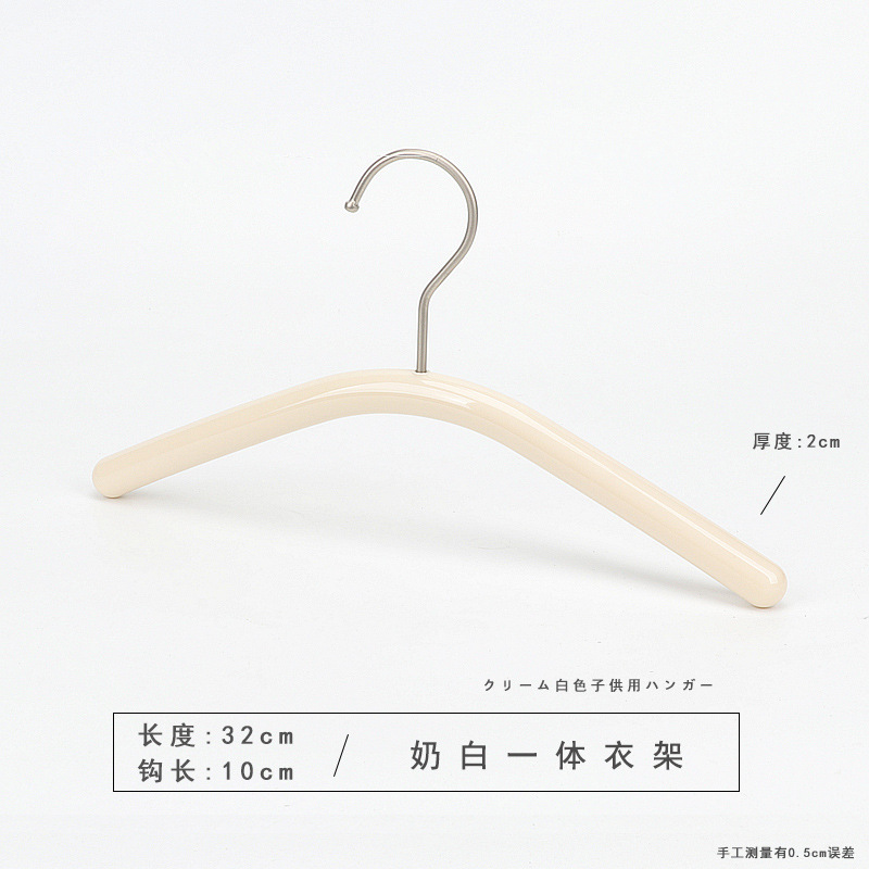 Tienda de ropa para niños Percha para niños de acrílico Tienda de ropa blanca lechosa Ropa para niños de mediana edad Clips para pantalones al por mayor image 11