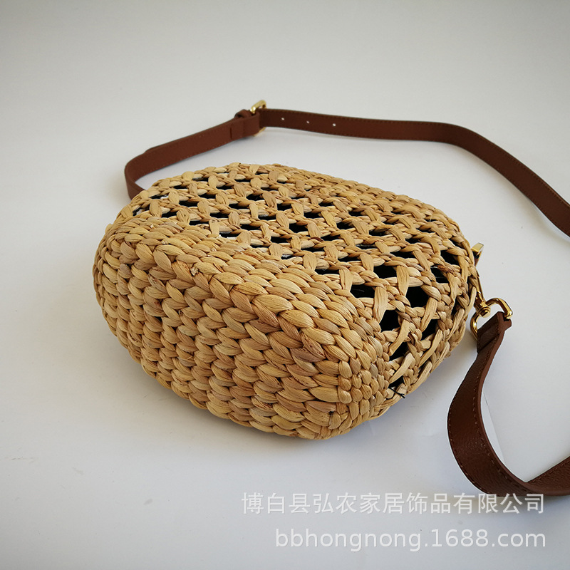 手工编织工艺女包藤条编织包水葫芦草编包包工厂批发竹编斜挎包-阿里巴巴