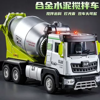 大号儿童合金水泥搅拌车玩具男孩混泥土罐车程混凝土搅拌机26新款