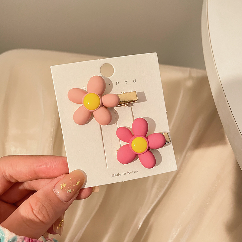 Horquilla de dopamina clip lateral femenino flequillo de sentido avanzado clip pequeño roto horquilla de moda clip lateral lindo clip bb clip tocado