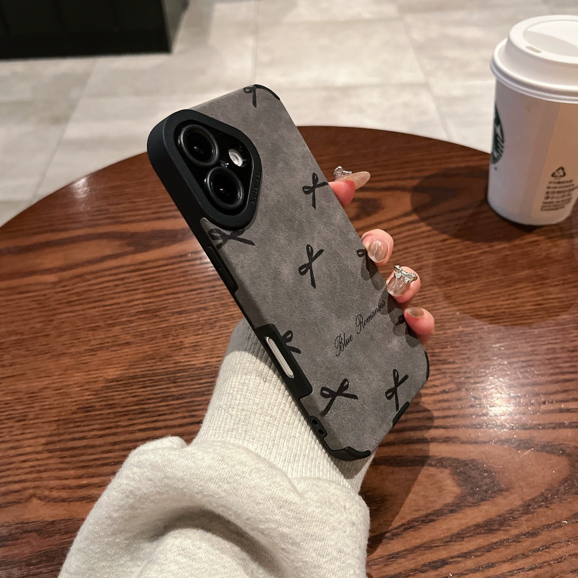Apple, совместимый защитный чехол с бантом, чехол для телефона, iphone, 16promax