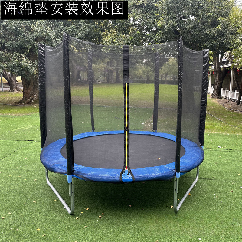 almohadilla de protección de borde de cama de salto cubierta de resorte almohadilla de esponja borde de envoltura acessorio anillo de colisión