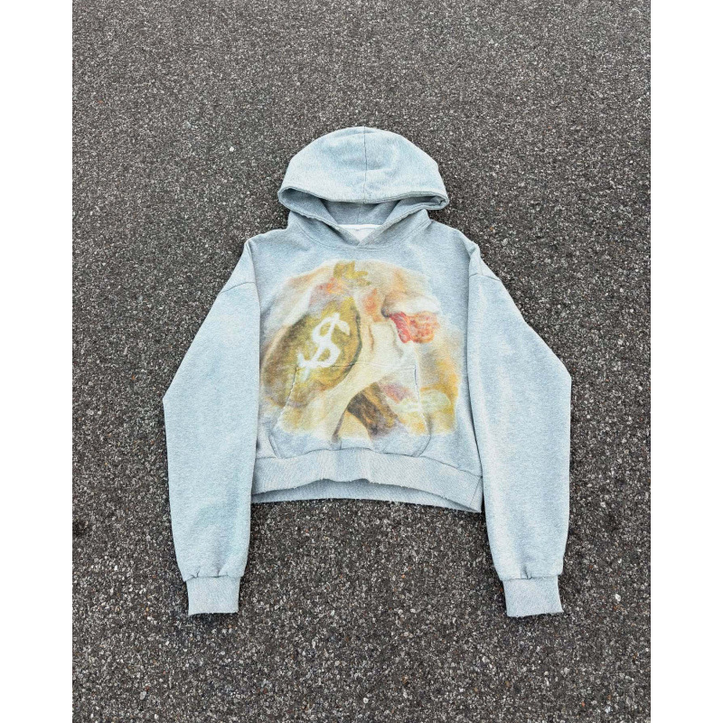Men's Clothing European And American Street Printing Pattern Men And Women's Casual Hoodie Design Trendy Sweatshirt Men And Women_viptrois.com