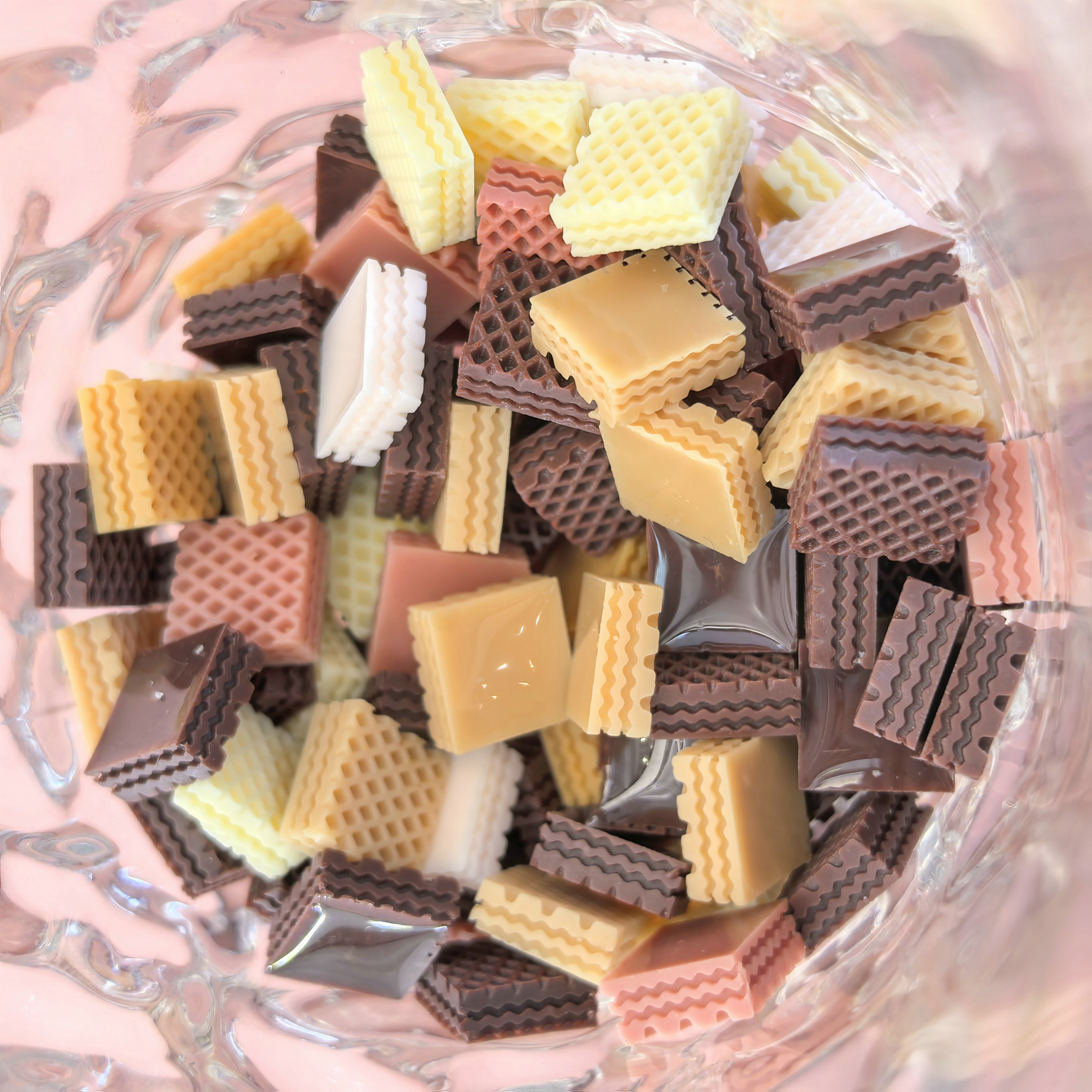 夜光diy食玩仿真威化华饼干巧克力曲奇树脂手账耳钉发饰头绳配