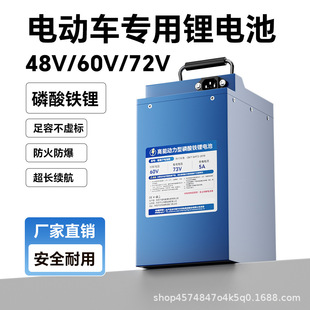 鋰先生鋰電池48V60V大容量高續航磷酸鐵鋰二三輪車電瓶車鋰電池組