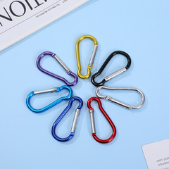 DIY jewelry accessories No. 5 gourd-shaped aluminum alloy carabiner key chain spring buckle mountain buckle pendant hook