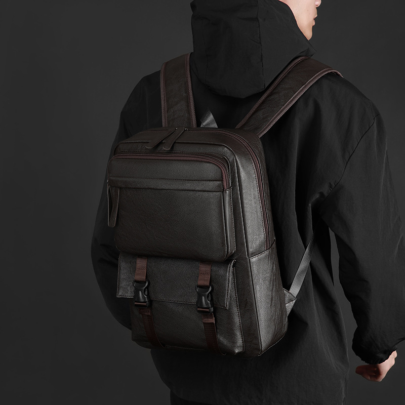 Men's Business Backpack With Laptop Compartment For Travel_voghion.com