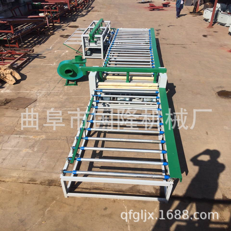 自动推板石膏板切边锯 全自动纵横四边锯 天花板切边锯