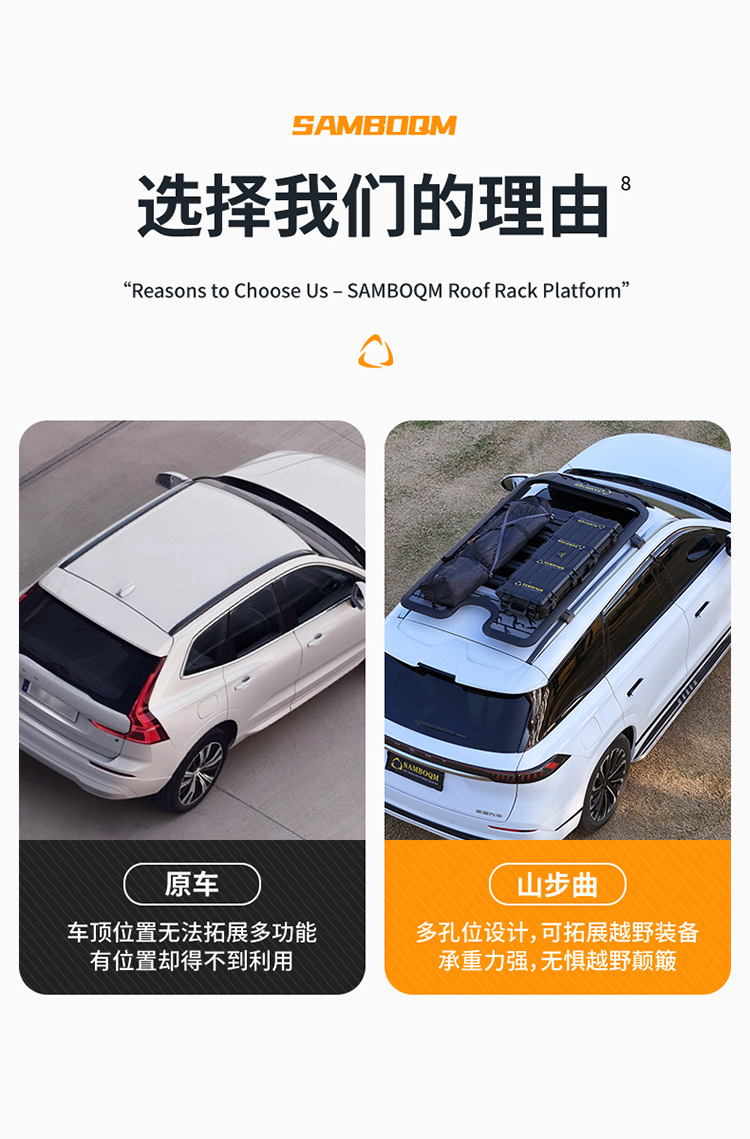 Chery Tiggo 9 Roof Rack Ladder Side Tent Roof Box Outdoor Off-Road Modified Roof Platform