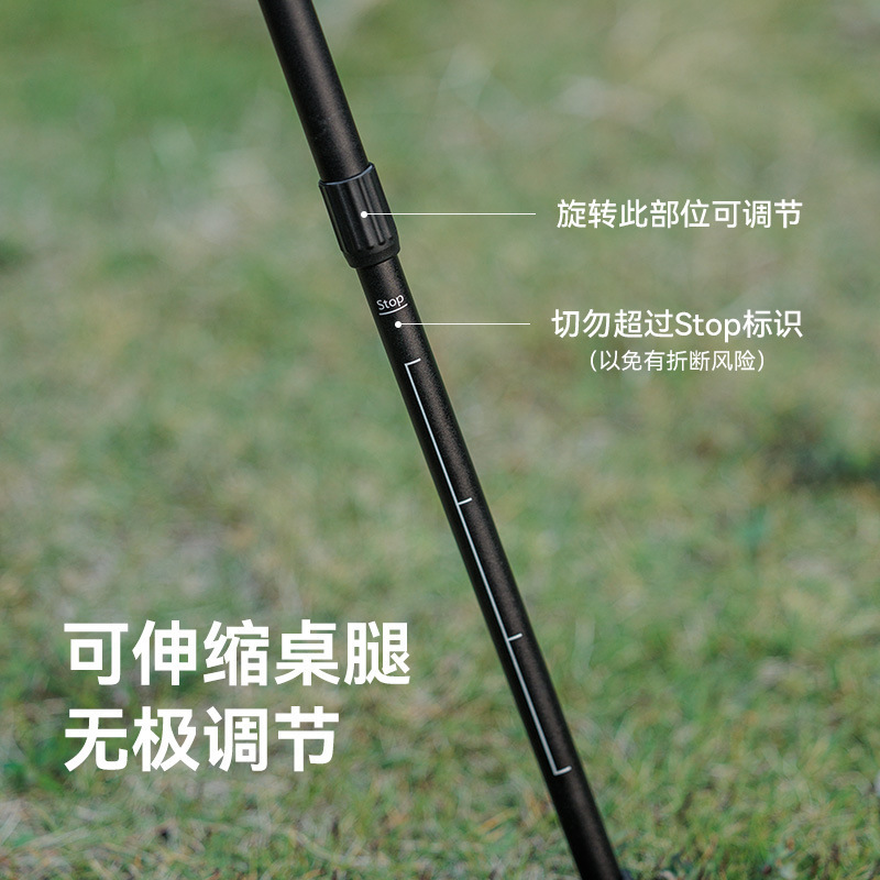 Blackdog ブラックドッグ アウトドア ポータブル サイドテーブル キャンプ 小型ラウンドテーブル キャンプ 軽量 アルミ合金 レジャー ティーテーブル ランプスタンド|undefined