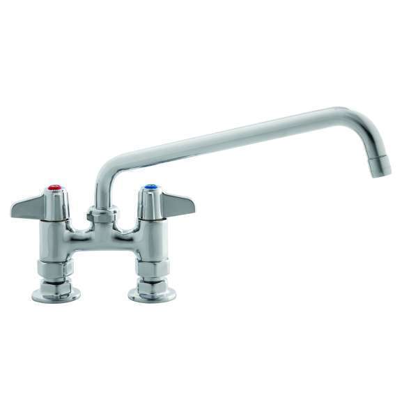 T&S/Equip 5F-4Dls12/5F-4Dls10/5F-4Dls08 Desktop Mixing Kitchen Faucet