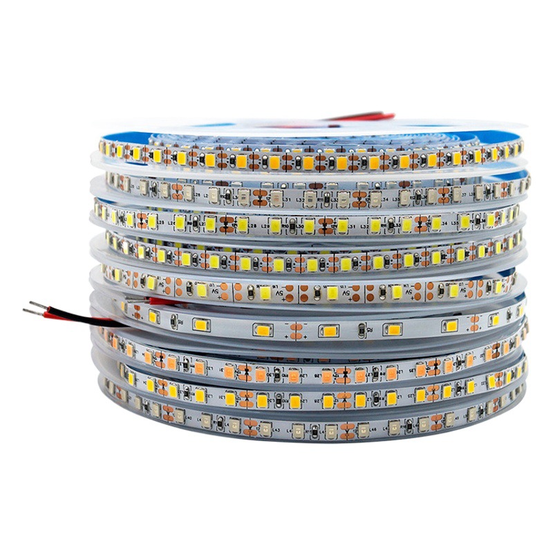 Tira de luz LED de baja tensión 2835 60 cuentas 120 cuentas barra de luz autoadhesiva línea al por mayor luz de la boda gabinete armario iluminación