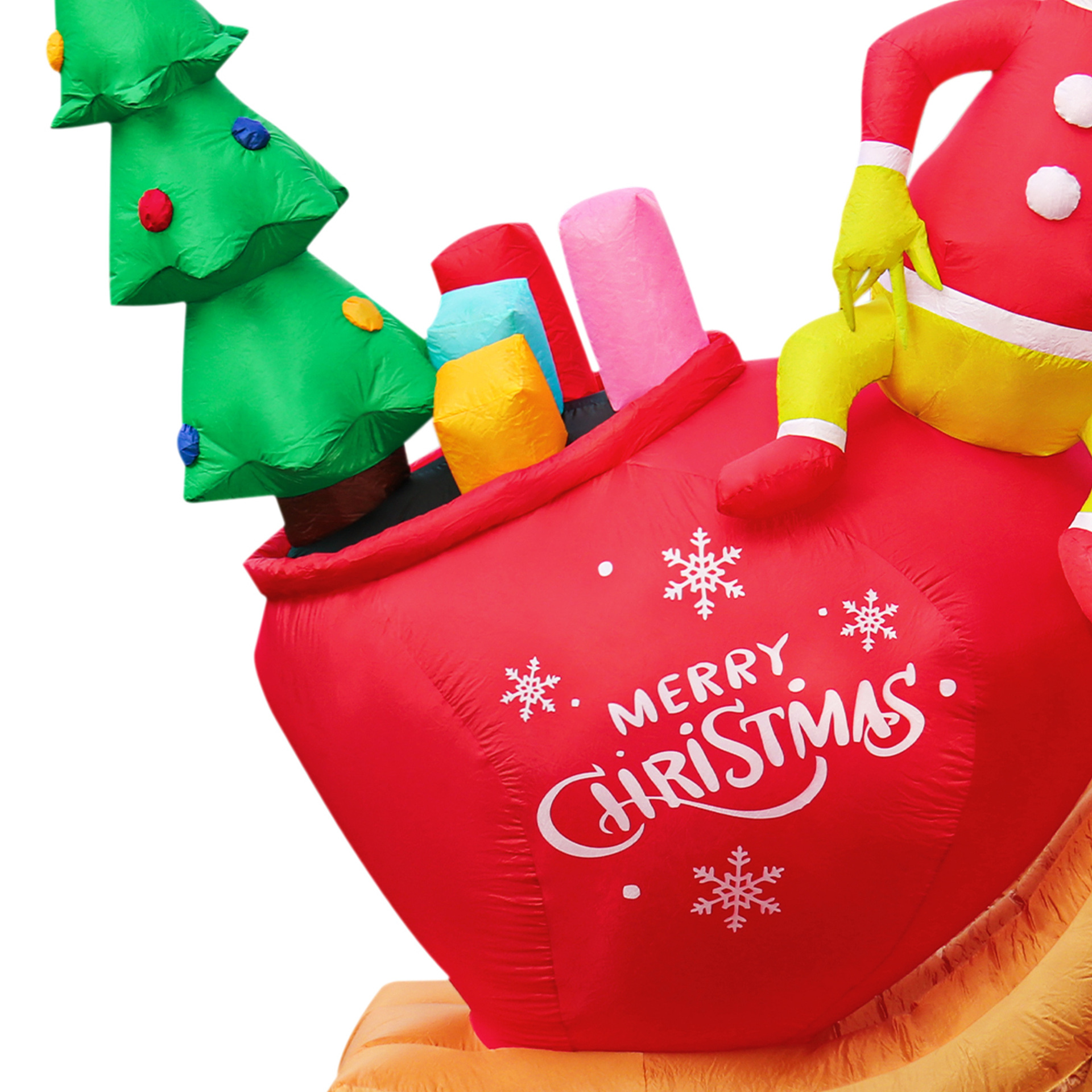 2.7米圣诞节充气气模圣诞老人装饰场地布置道具节日充气装饰摆件