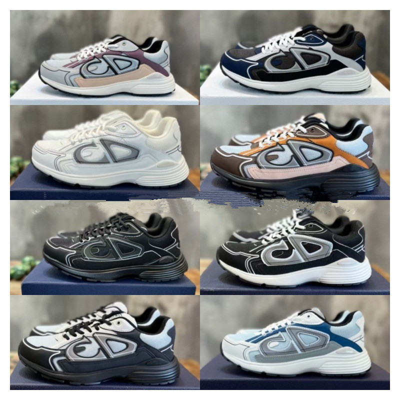 2026 New Model Foreign Trade Cd Men's Breathable Shoes, Women's Sports Shoes, Versatile Unisex Dad Shoes with Letter B30, Height-Increasing Shoes