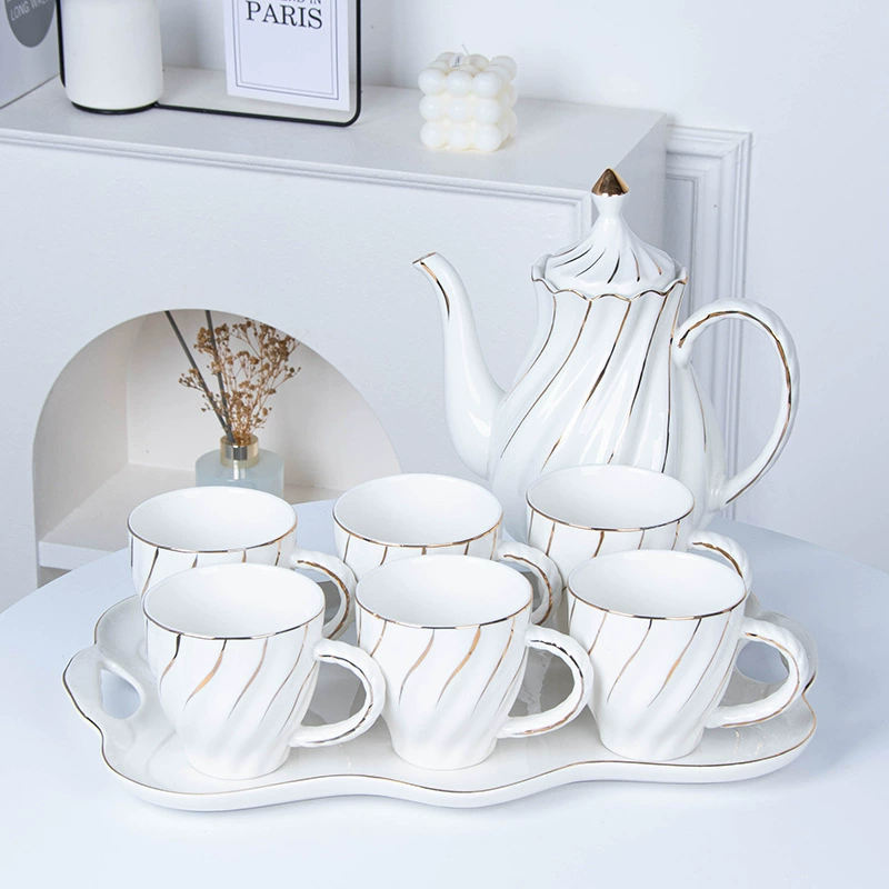 High-end ceramic tea cup, tea set for home use, teapot, Birthday gift
