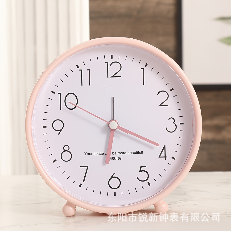 Fábrica directa de niños de cabecera encantadores estudiantes simples con un nuevo reloj de aprendizaje de disco claro reloj de despertador silencioso