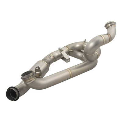 Suitable for Motorcycle Exhaust pipe - titanium-alloy-with-catalyst-few-welding-lines