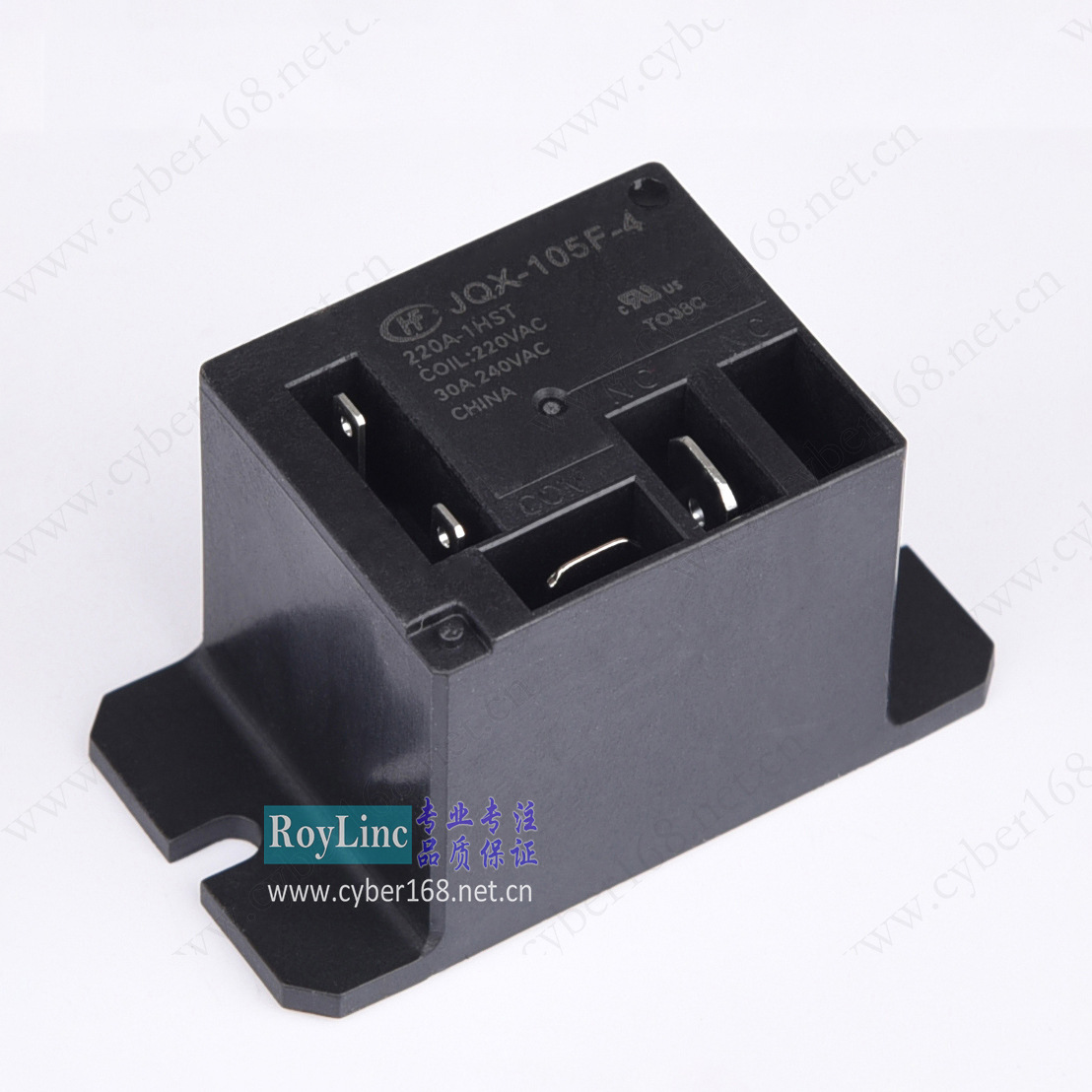 宏发 HF JQX-105F-4 220A-1HST 30A 220V线圈电压厨房设备 继电器