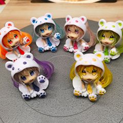 6款初音未來手辦Q版雪miku米庫公主殿下公仔玩具模型手辦動漫擺件