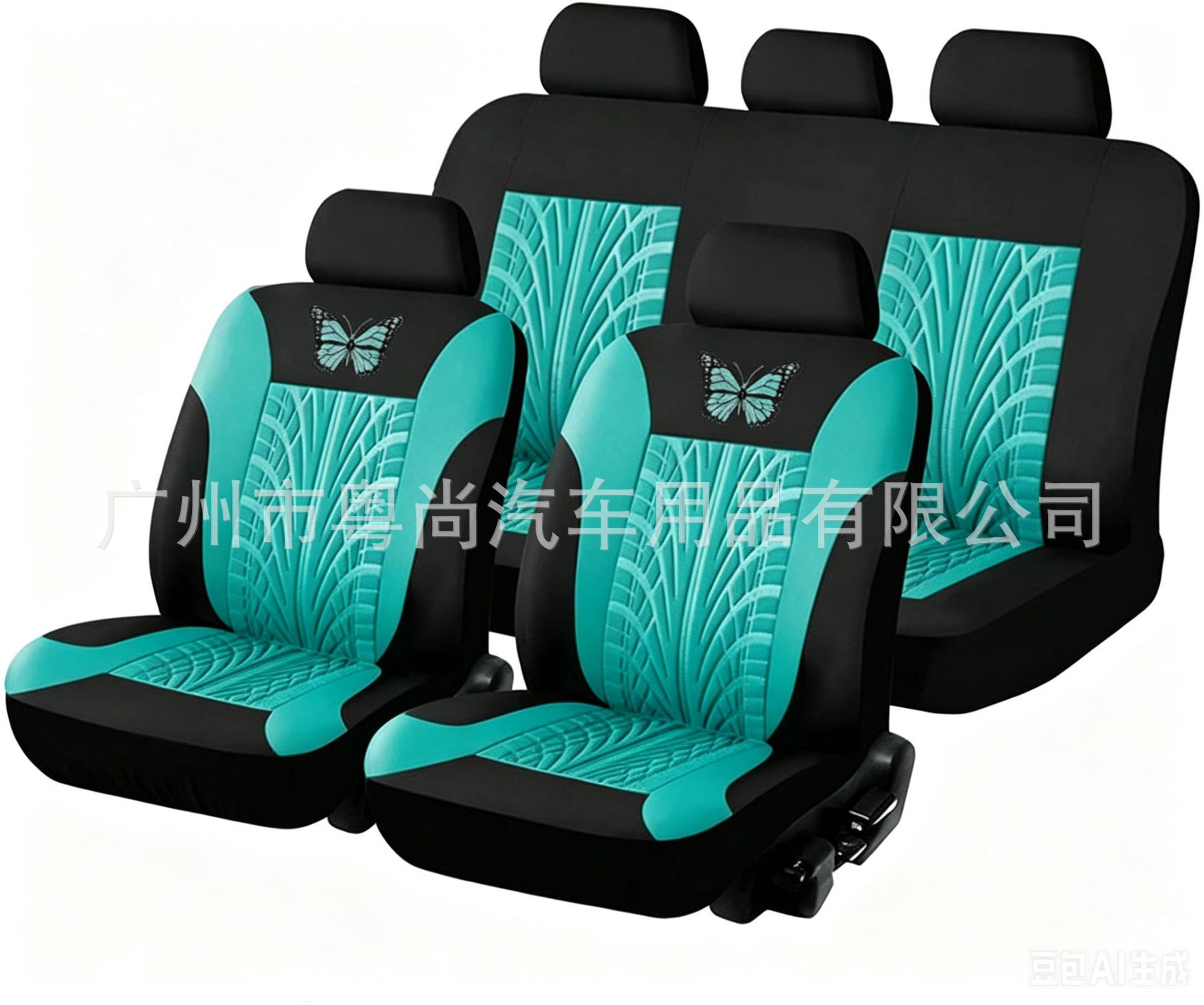 Car seat covers European and American tiktok butterfly press export Temu Amazon SHEIN manufacturer fabric seat covers