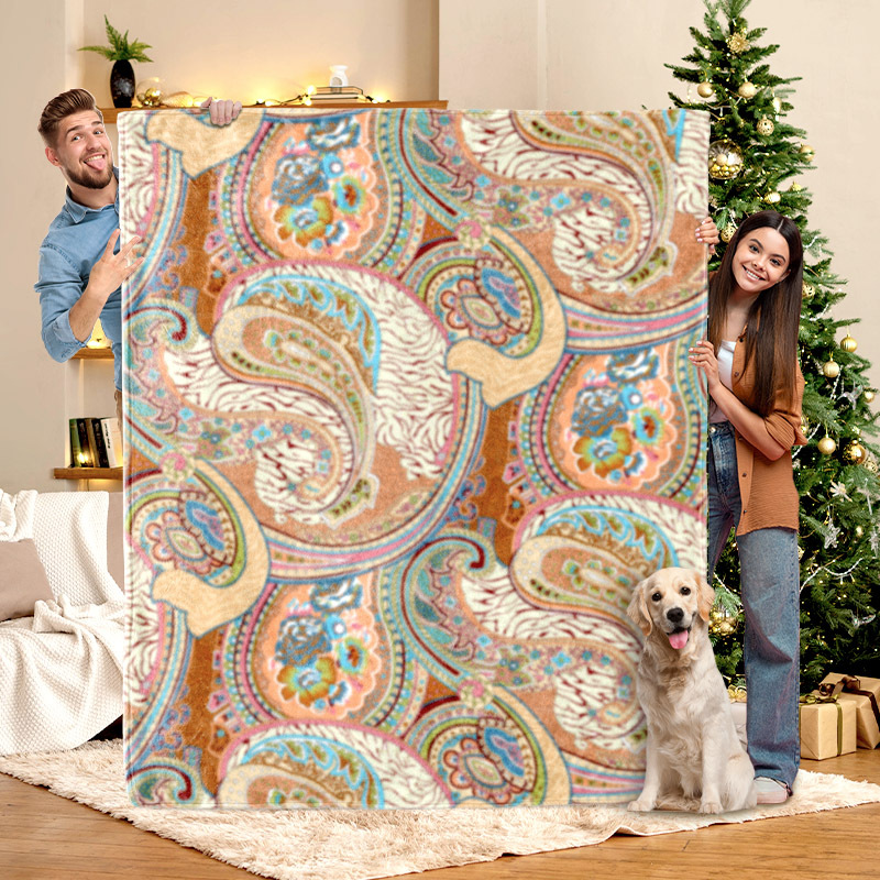 Manta de franela impresa digital de una cara Manta de aire acondicionado de oficina de dormitorio de estudiantes engrosada personalizada