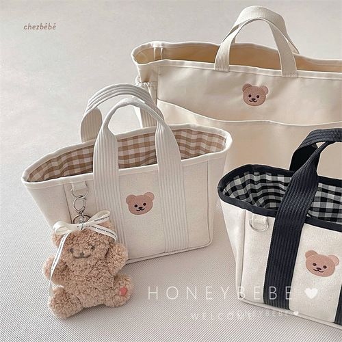 Bear Korean Mummy Bag Insulated Picnic Bag Insulated Bag Lunch Bag Handbag
