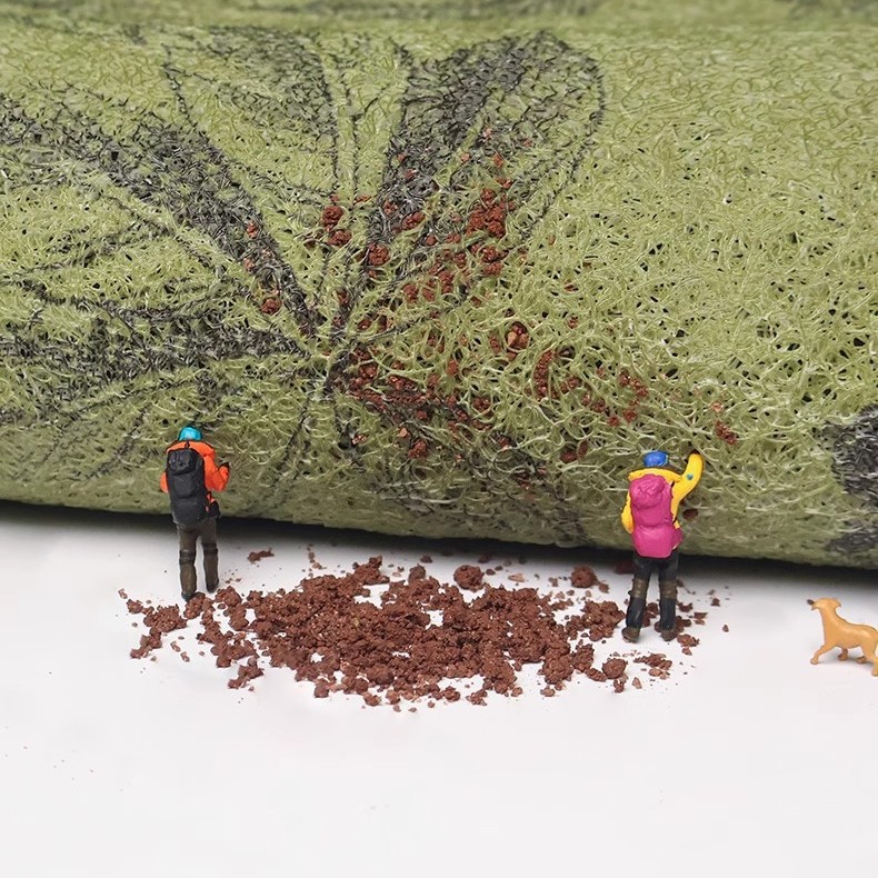 Door High-End Feel Dirt-Removing Silk Loop Foot Mat Entrance Hall Carpet Dirt-Resistant Non-Slip Customizable_voghion.com