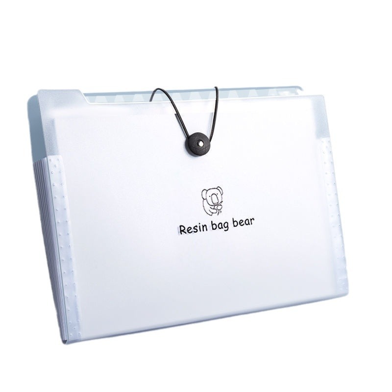 Bolsa de archivo A4 multi-capas paquete de órgano papel de prueba para organizar artefactos de los estudiantes de inserción transparente de la escuela secundaria superior papel de prueba de clasificación