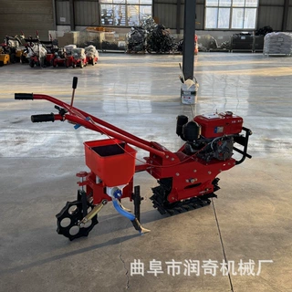 大棚果园家用旋耕机小型履带式微耕机手扶式耕地机开沟起垄翻土