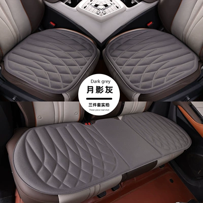 required, three-piece set, heat-pressed and integrated, Four Seasons Pad - moon-shadow-gray-heat-pressed-one-piece-full-set-of-five-seats-for-the-car-three-piece-set