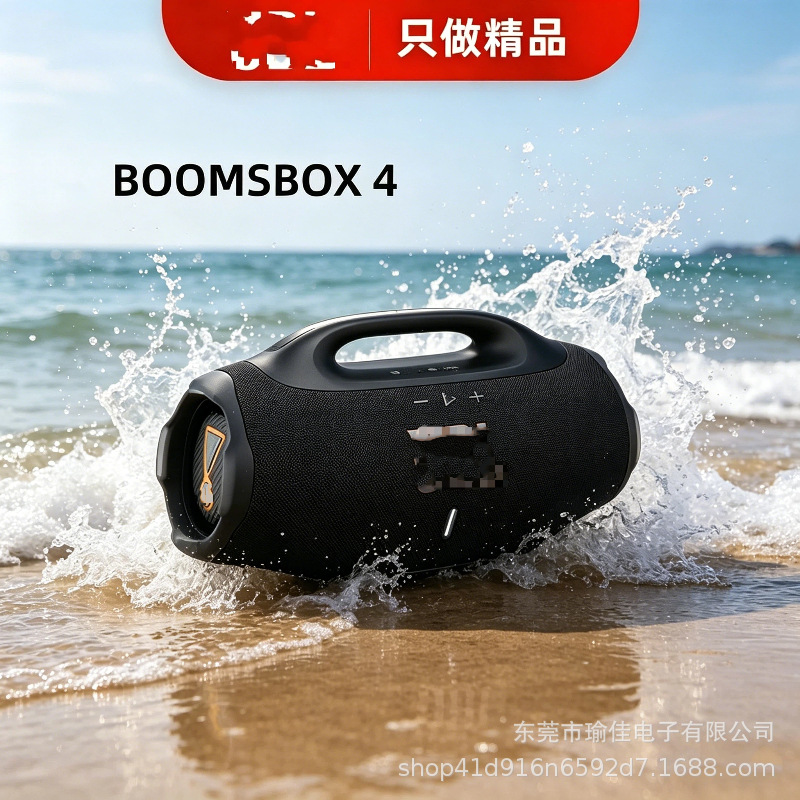 Cross-Border Boombox 4Th Generation Music Warrior 4 Speaker Wireless Subwoofer Portable Waterproof Outdoor Bluetooth Speaker