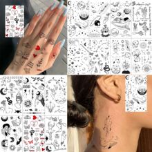 �羳ins��Ʒ����ϵ���ֱ���ָ������ˮתӡ������ֽTKŷ��tattoo