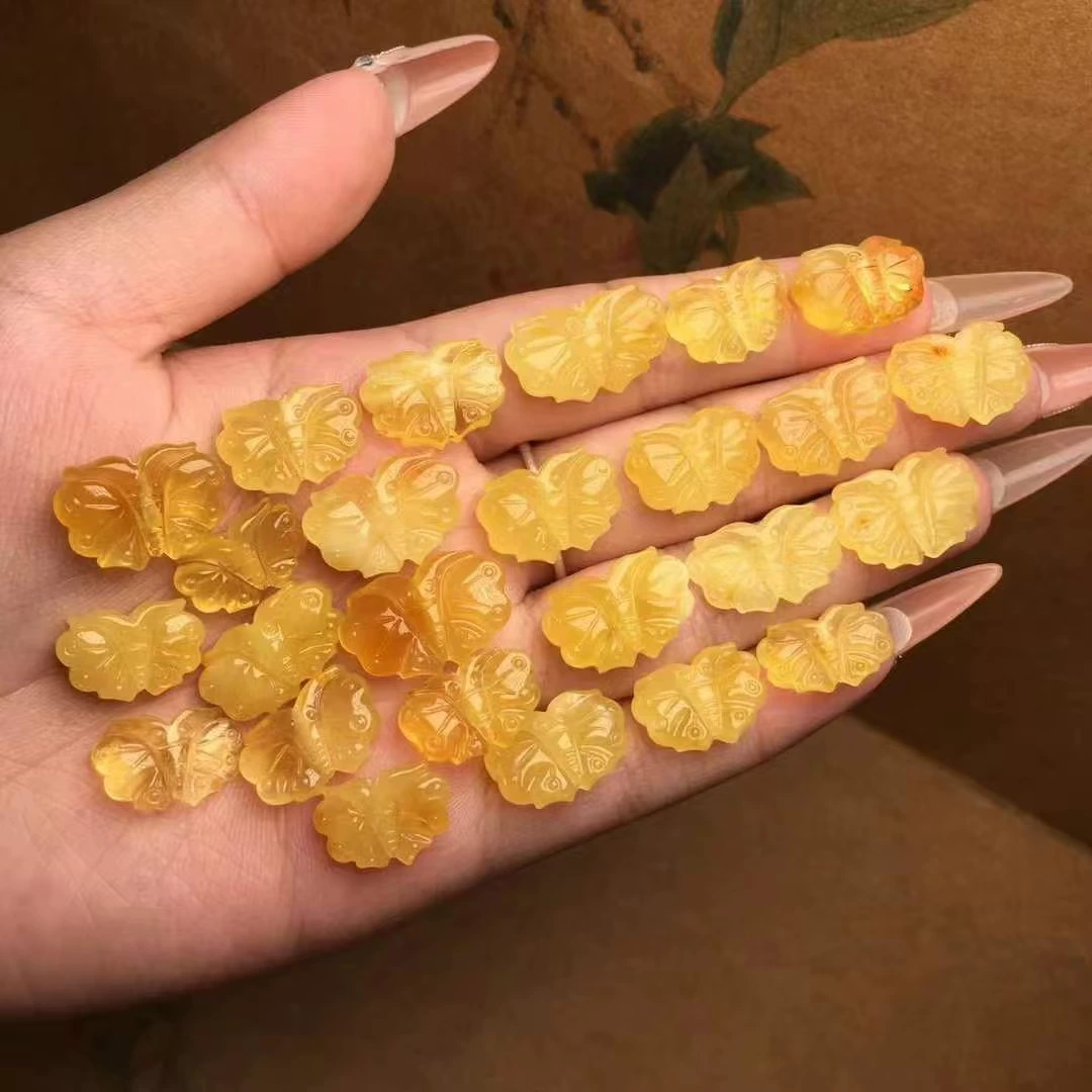 Натуральный пчелиный воск Русские резные бабочки аксессуары куриное масло желтого воска