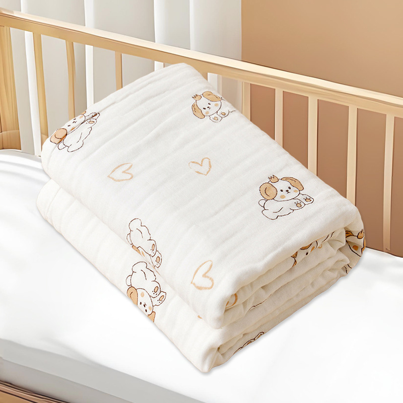 Toallas de gaza para bebés de seis capas de espuma de alta densidad para niños, toallas de baño para bebés, toallas de almuerzo para niños image 35