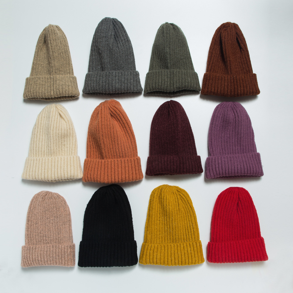 38g Weight Housewarming, Anniversary, Business, Wedding, Outdoor, Travel, Birthday, Festival, Sports, Shopping Occasion Solid Color Pattern Unisex Gender Korean Style Style Khaki, Grey, Beige, Pink, Purple, Red, Green, Blue, Wine Red, Camel, Yellow, Black Color One Size Size Korean Knitted Hat Autumn And Winter Warmth Fashion Striped Woolen Hat Solid Color Flanging Hedging Cold Hat 1
