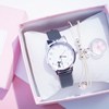 Cute dial, belt, quartz watches, women's watch, Korean style, suitable for import