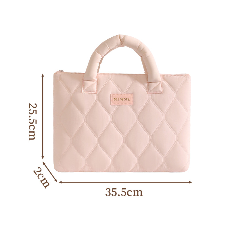 Bolso de Mano y Funda para Computadora Portátil 14 Pulgadas de Nailon Ultraligero