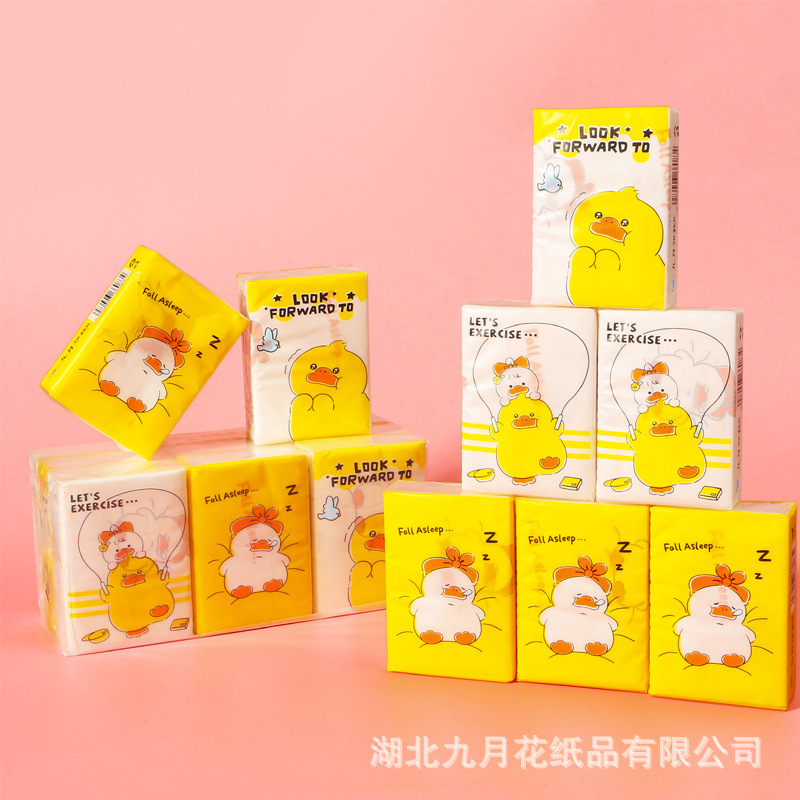100% Virgin Wood Pulp Cute Cartoon Printed Handkerchief Paper for Students and Children, Portable, Flexible, Premium Quality 100% Virgin Wood Pulp Cute Cartoon Printed Handkerchief Paper for Students and Children, Portable, Flexible, Premium Quality