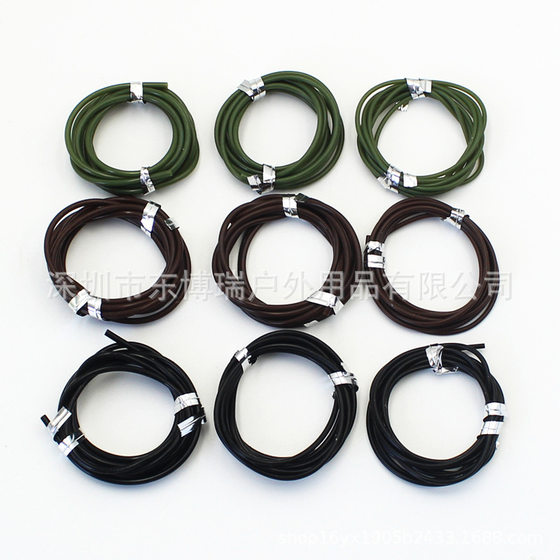 European fishing method carp fishing silicone tube hook casing fishing line casing rubber tube fishing with fishing