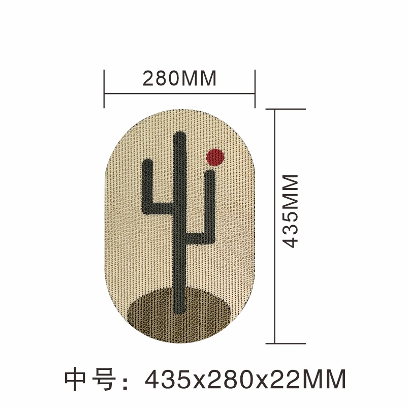 선인장 꽃 흰색 배경 중간 크기