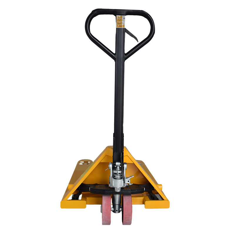 Cargador hidráulico de mano pu rueda de buey silencioso carretilla elevadora remolque hidráulico almacén pallet carga de buey