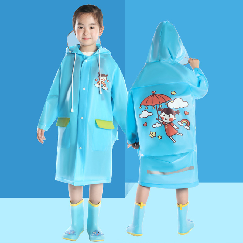 批发儿童雨衣带书包位儿童雨衣加厚防爆雨小学生雨衣儿童宝宝雨衣