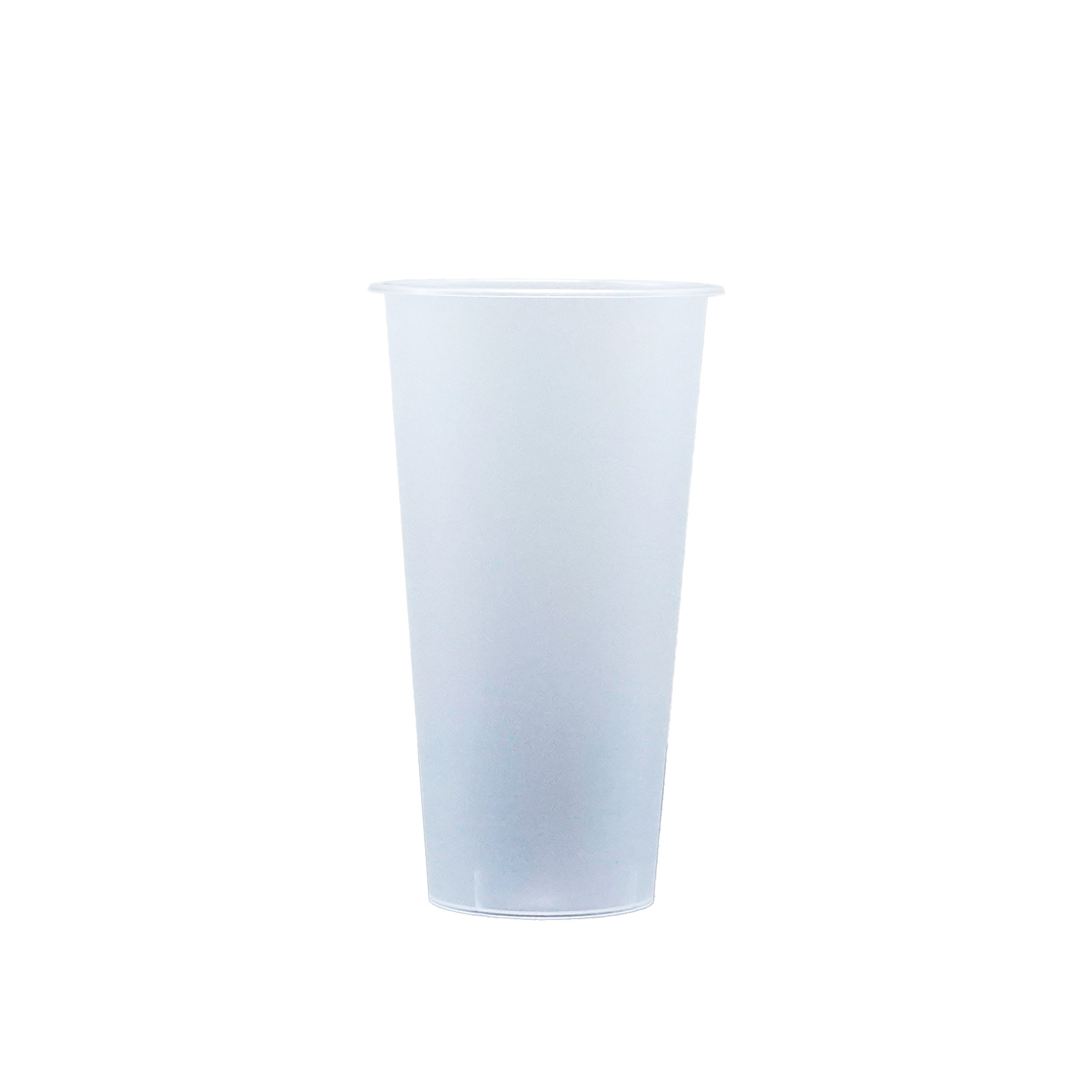 Bebidas de jugo de fruta taza de té de leche botella de coco crudo botella de latte PP desechable con tapa de polvo de hielo bebida fría botella de plástico multiespecificación