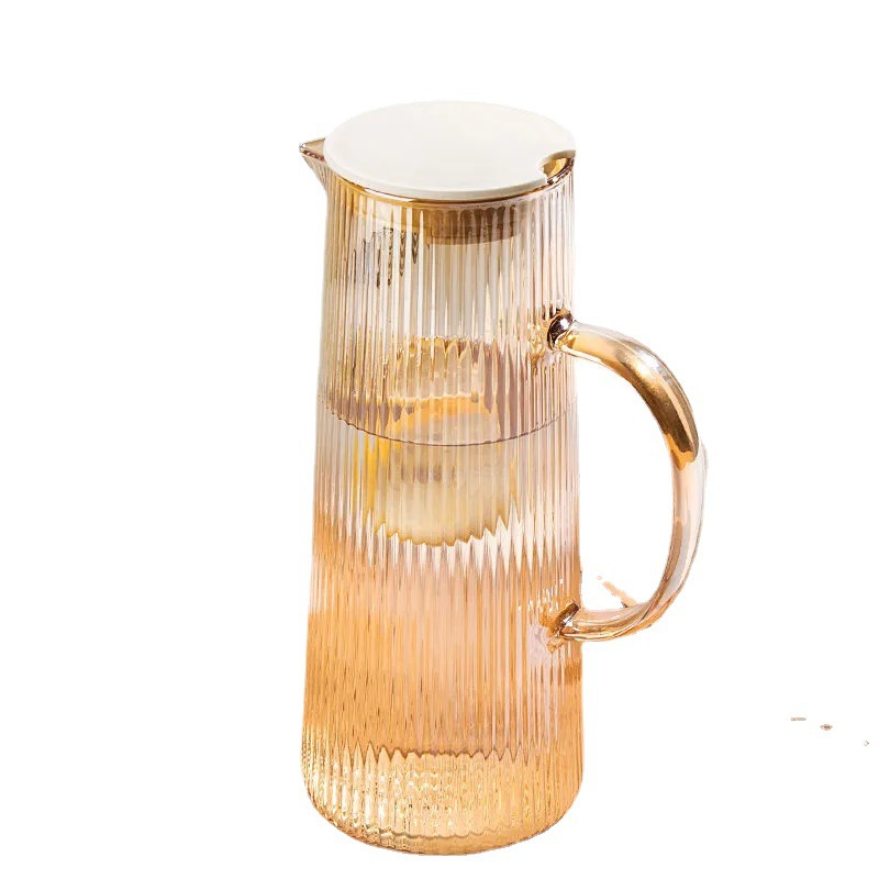 Botella de agua fría Botella de agua de vidrio Tetera de gran capacidad Taza de agua hervida para el hogar de alto valor