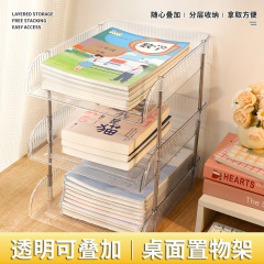亚克力化妆品置物架浴室梳妆台桌面收纳盒洗漱台护肤品透明收纳架