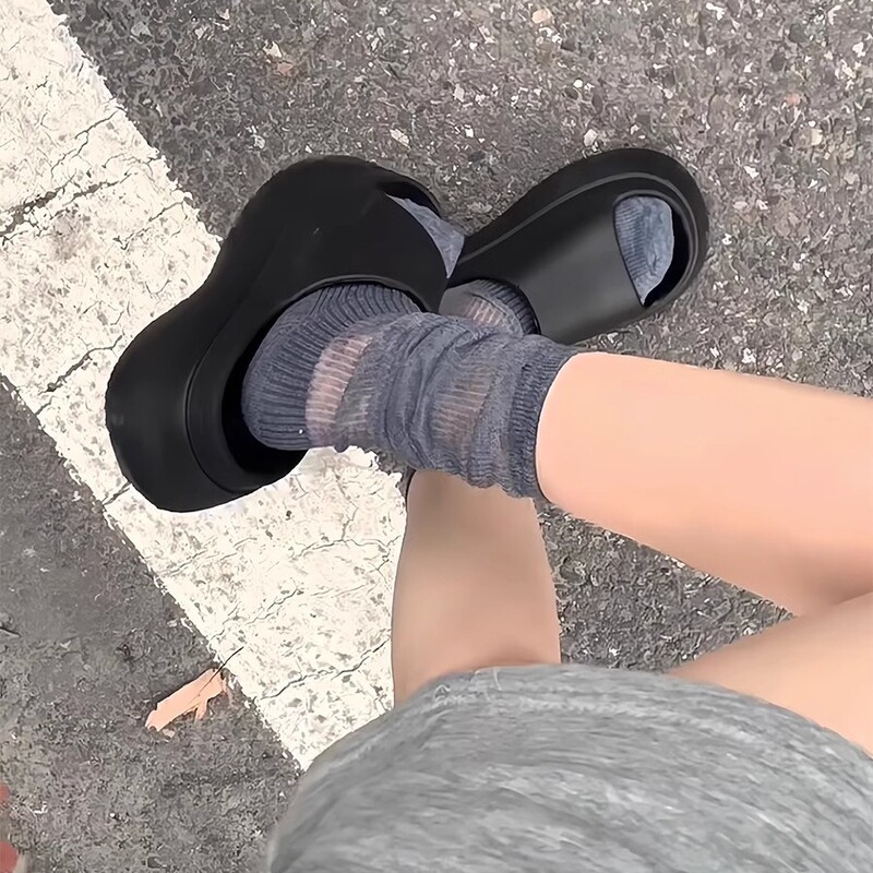 2025 New Summer Eva Platform Thick-Soled Height-Increasing Slippers for Women, Featuring a Cushioned Feel, Non-Slip, Odor-Resistant, and with a High-End Feel for Outdoor Wear 2025 New Summer Eva Platform Thick-Soled Height-Increasing Slippers for Women, Featuring a Cushioned Feel, Non-Slip, Odor-Resistant, and with a High-End Feel for Outdoor Wear